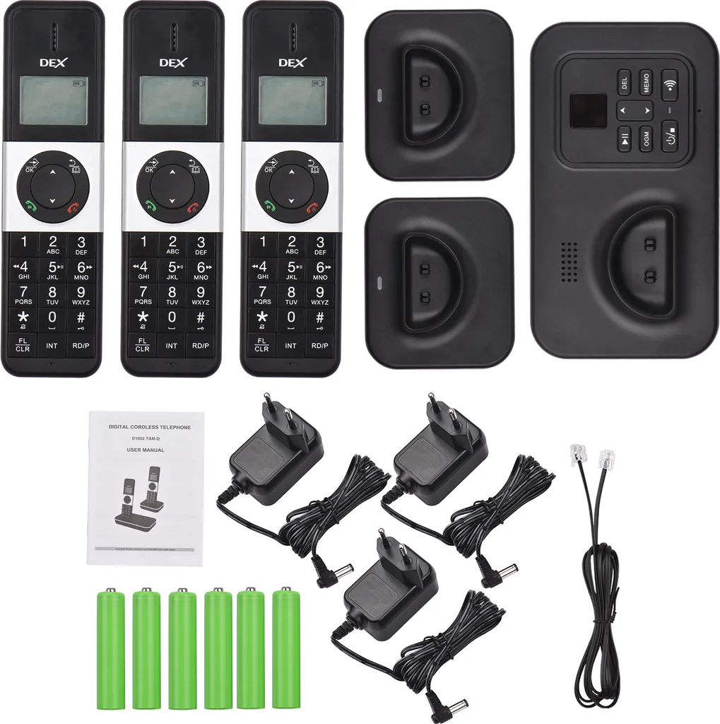 Solution Téléphonique Trio pour Bureau et Conférence avec Répondeur
