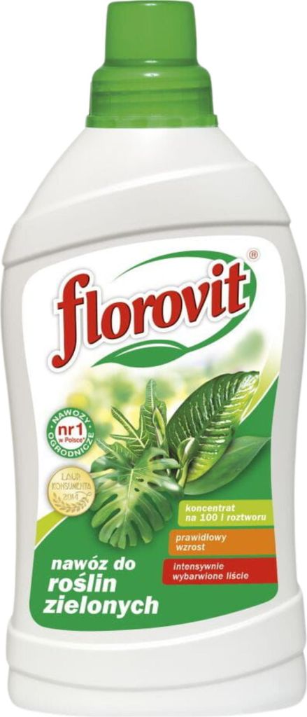 Florovit Płynny Nawóz do Roślin Zielonych Zdrowy i Zdjęcie produktu 
