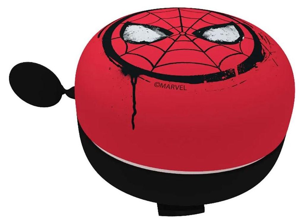 Marvel Retro 6cm Spiderman Fahrradklingel Rot  Rot One Size Produktbild 