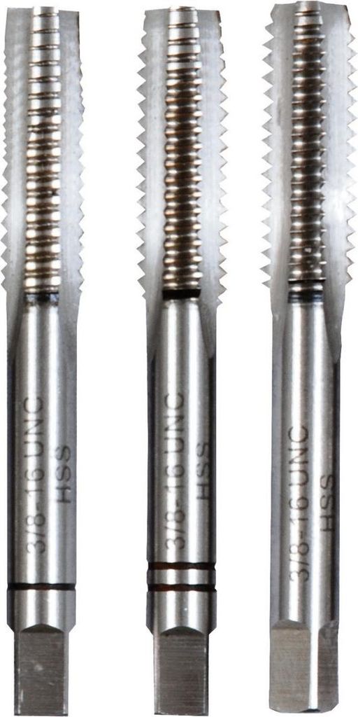 Projahn Handgewindebohrersatz 3-tlg.. HSS-G DIN 352 UNC 5/8