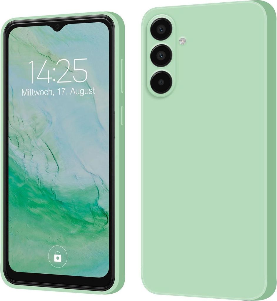 Hülle für Samsung Galaxy A57 5G Case Cover Bumper Smartphone Softgrip Schutzhülle Farbe: Türkis