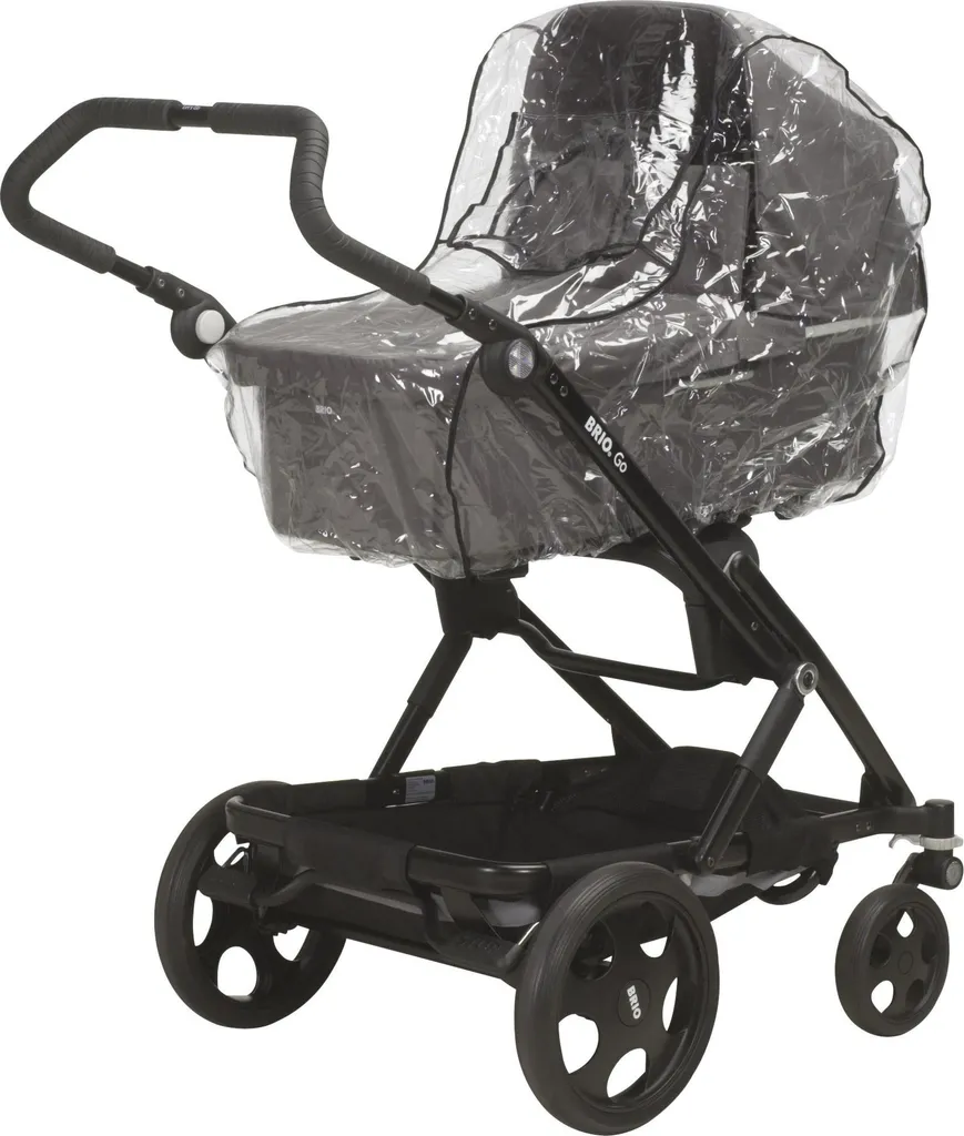 Protection pluie poussette universelle transparente et sans phtalates