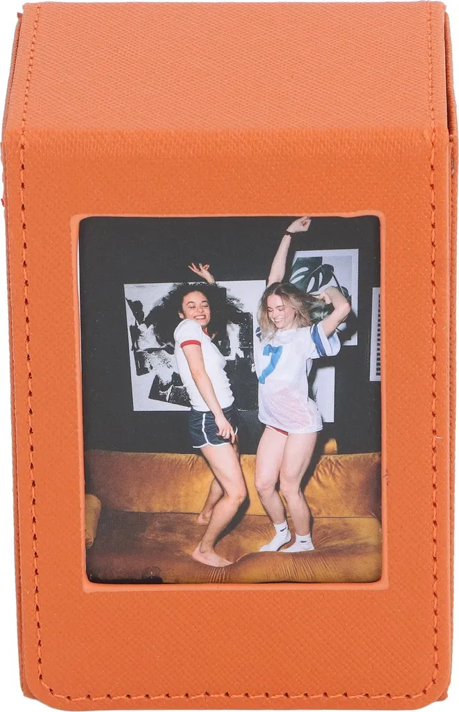 Custodia Instax Mini Marrone 3" | Scatola Photocard K-Pop 50 Posti