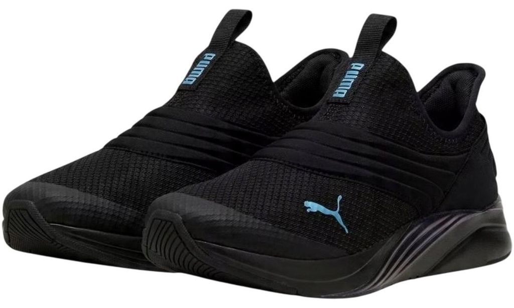 Puma - Damen Sneaker "Softride Sophia 2", Metachromatisch PP6330 (36,5 EU) (Schwarz)