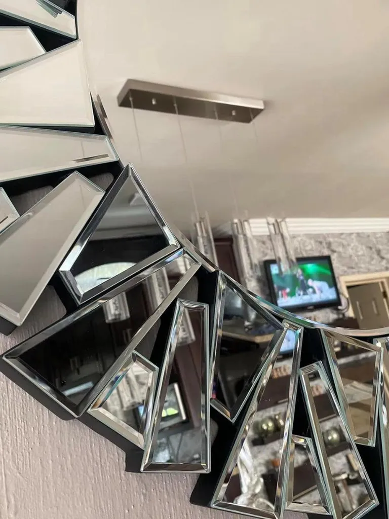 Miroir Vortex 80cm - Solution déco pour agrandir une pièce sombre