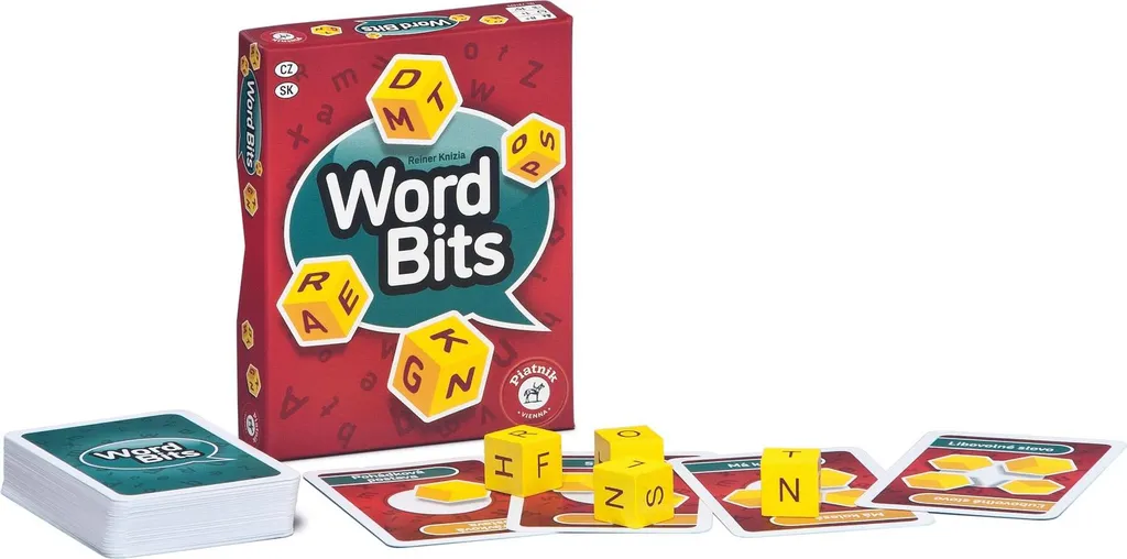 Jeu de société Bits de mots : Coffret de Scrabble junior et abécédaire bois
