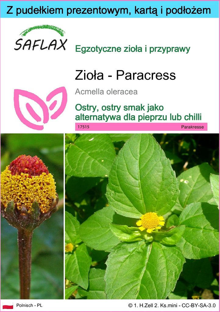 SAFLAX - Zestaw prezentowy - Zioła - Paracress - 500 Zdjęcie produktu 
