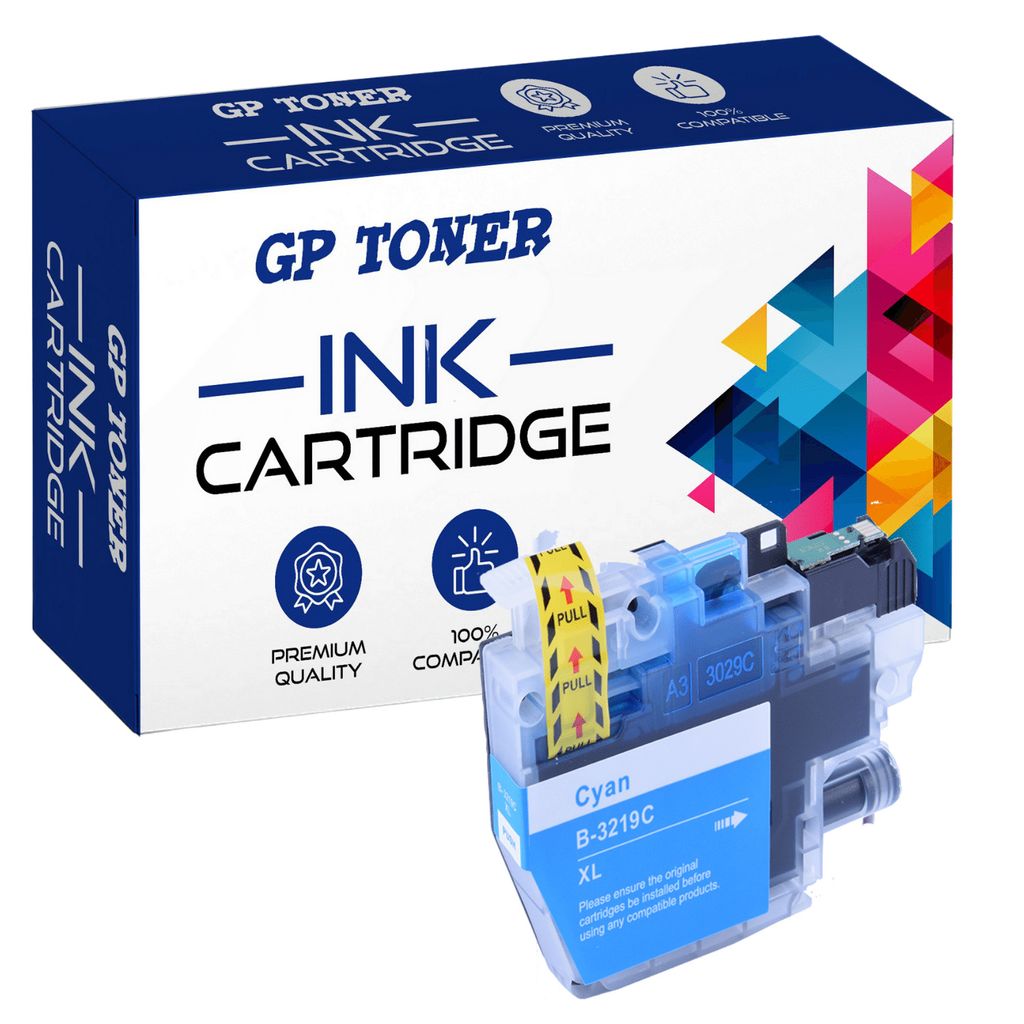 Druckerpatronen Cyan kompatibel für Brother LC-3219 XL MFC-J5335DW MFC-J6530DW MF