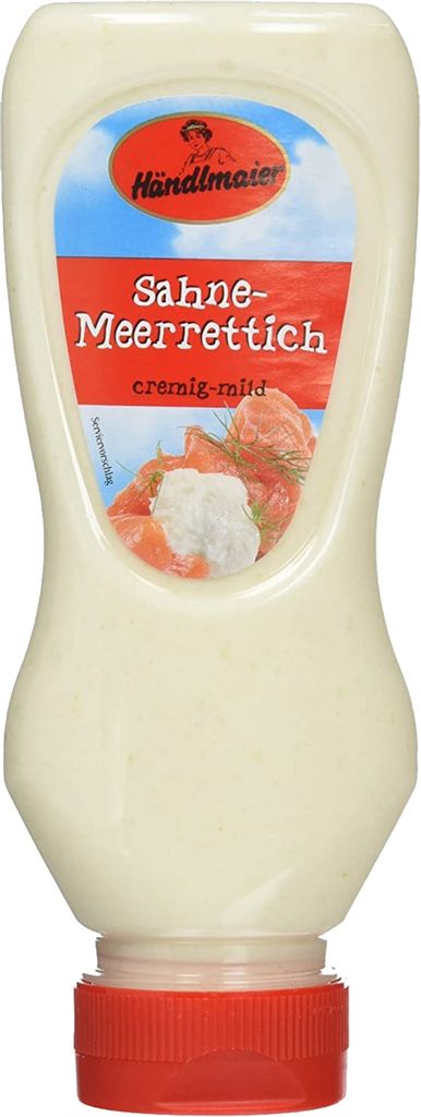 Händlmaier crema di rafano cremoso delicato bottiglia da Immagine del prodotto 