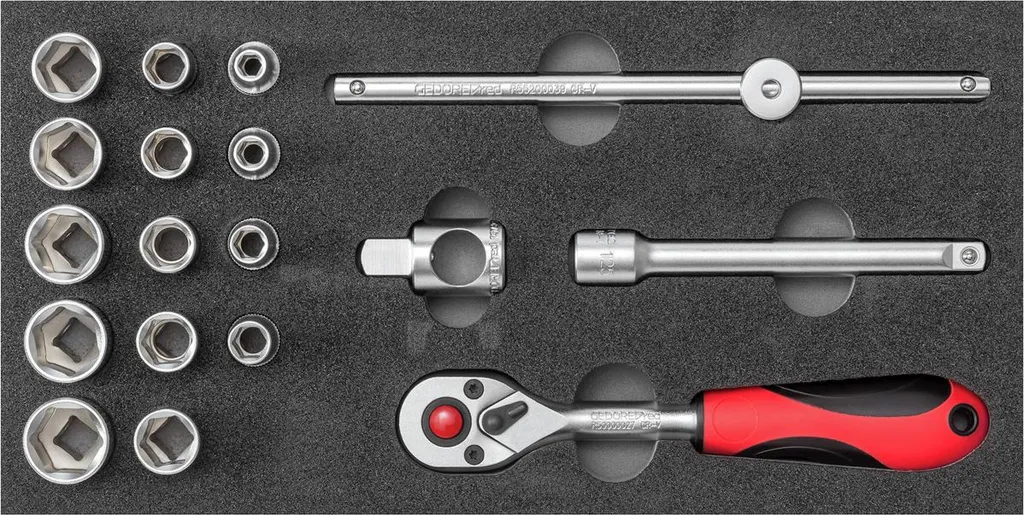 Offerta Limitata GEDOREred 3301726 - Set Bussole 3/8" 18 pz R22150020