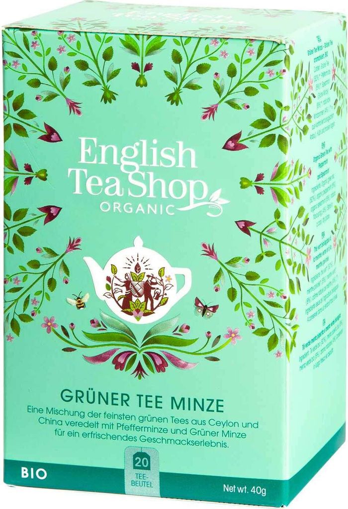 ETS - Grüner Tee Minze, BIO, 20 Teebeutel