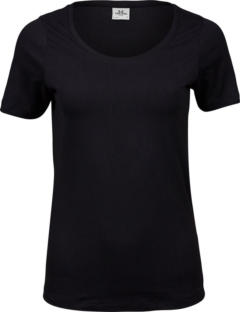 Tee Jays - T-Shirt für Damen BC5110 (M) (Schwarz)