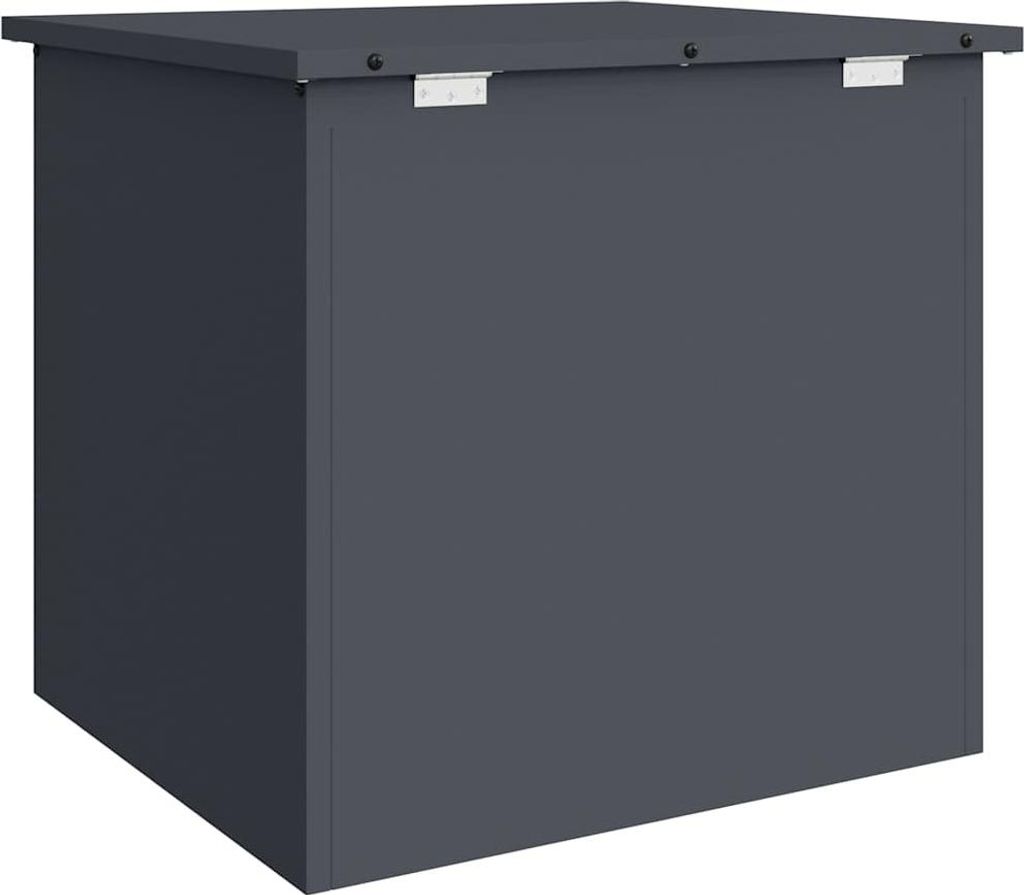 Außenlagerbox Anthrazit 55 x 50,5 x 50 cm Stahl