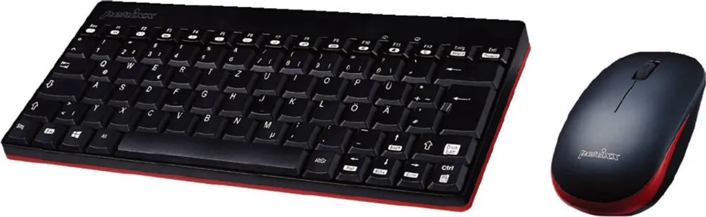 Pack Clavier et Souris Allemand Perixx PERIDUO-712BDE : Fini les Erreurs