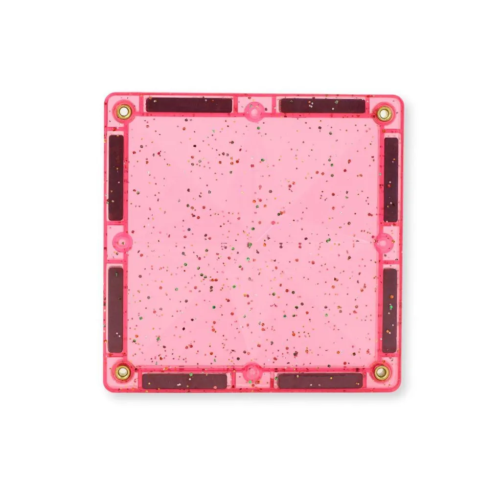 Jeu de construction magnétique Cleverclixx avec plaques brillantes 60pcs - 7