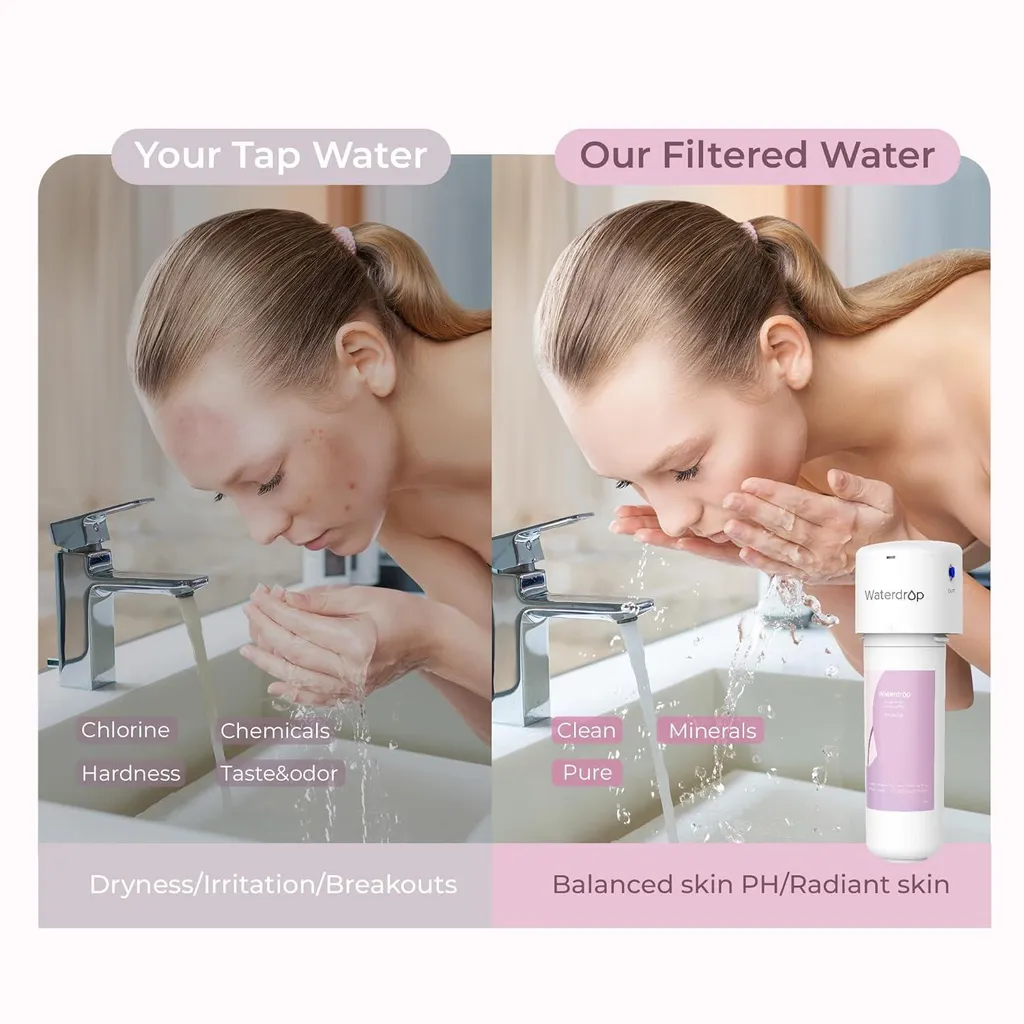 Filtre à eau de rinçage visage WD-BFU2 pour limiter les rougeurs - 3