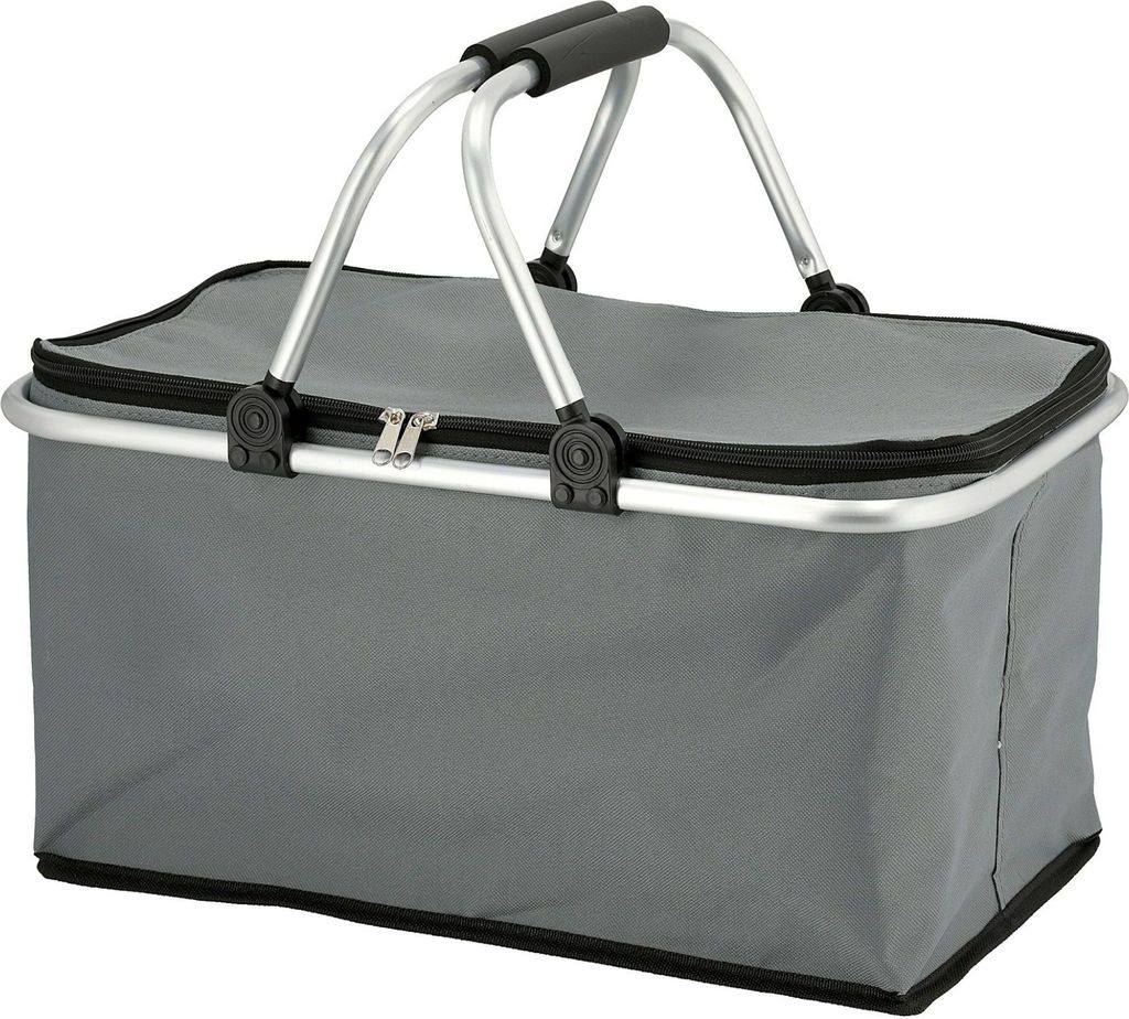 Novaliv Einkaufskorb faltbar mit Kühlfunktion 30 Liter GRAU Produktbild 
