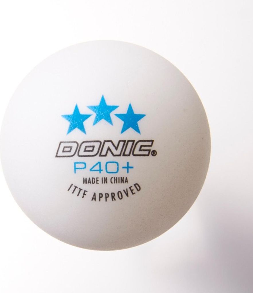 Donic TABLE TENNIS BALL DONIC P40+ 3STAR 3PCS