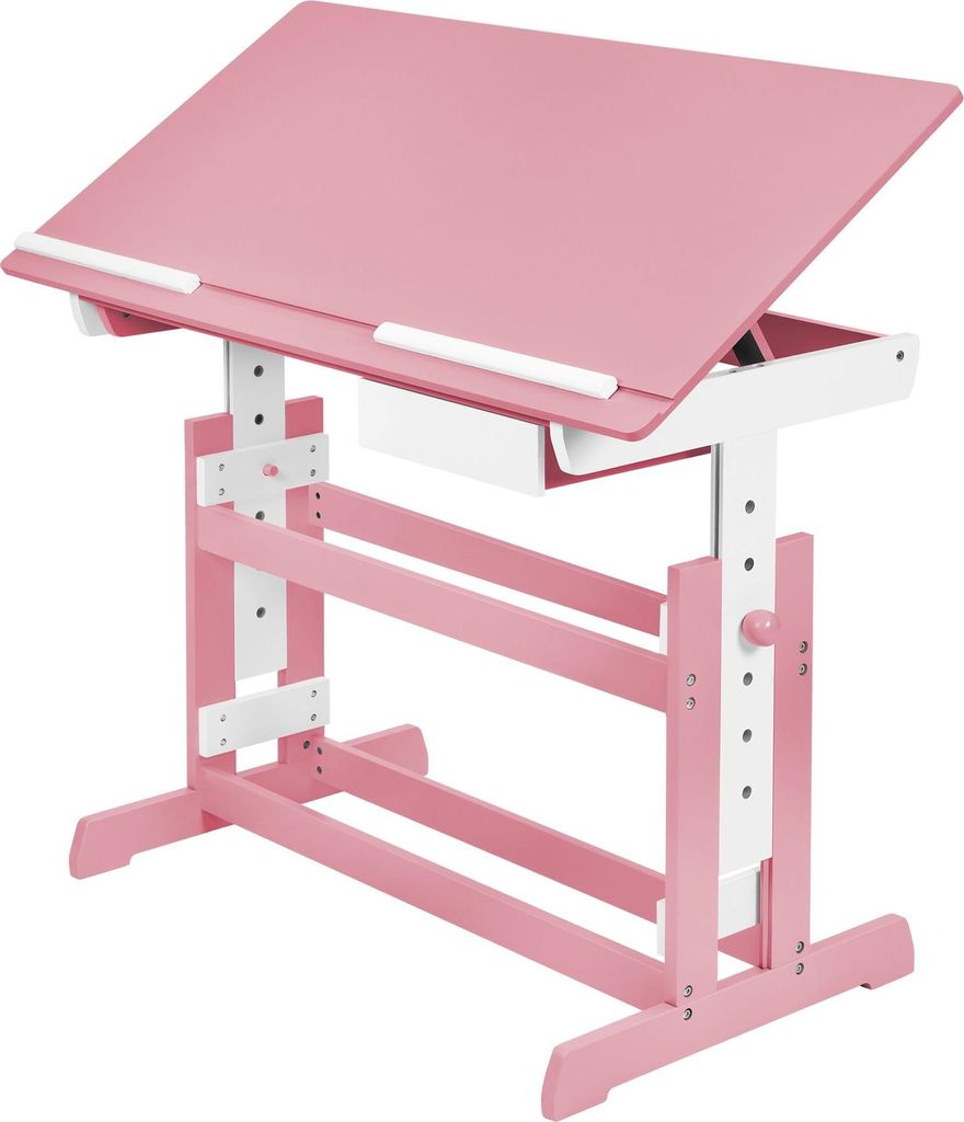 tectake Schreibtisch aus Holz 109 x 55 x 94 cm