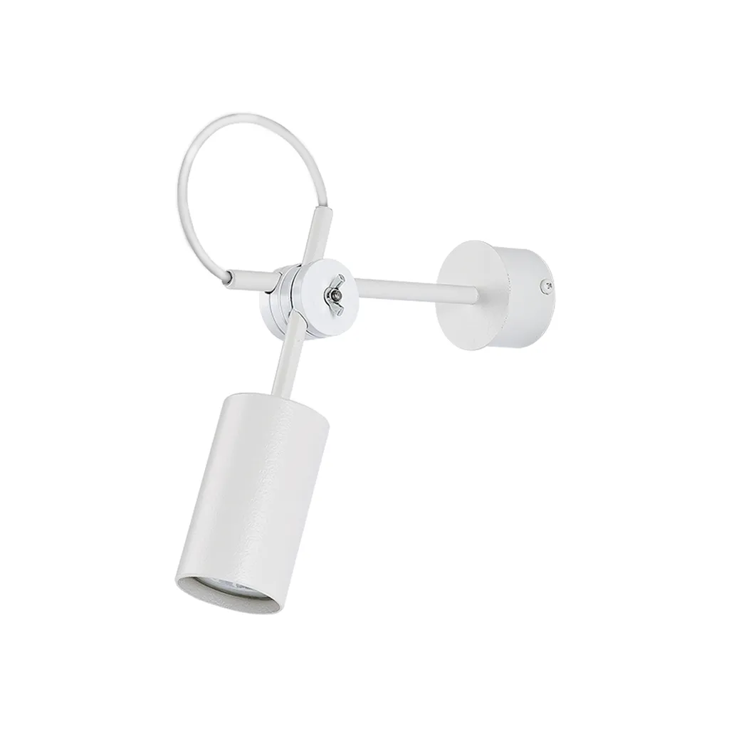 Éclairage mural salon et chambre blanc moderne 38,5cm culot GU10