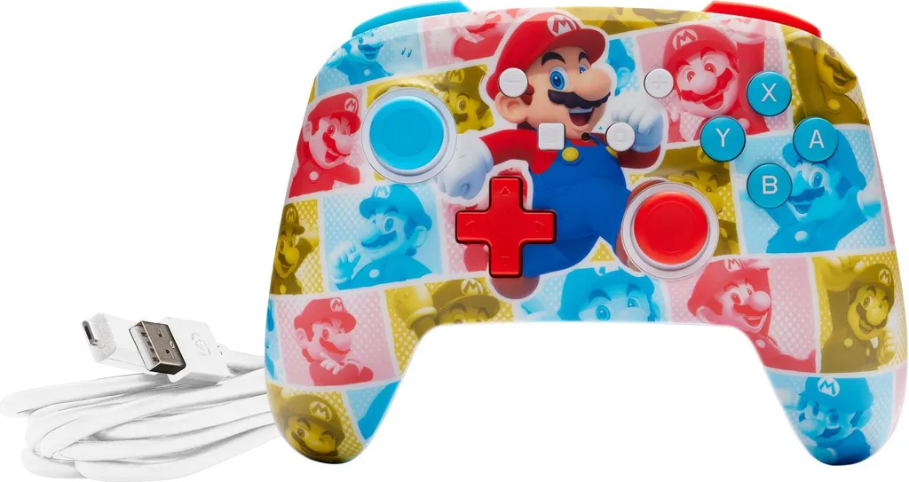 Manette Multicolore Nintendo Switch avec Sticks Analogiques Précis USB - 8