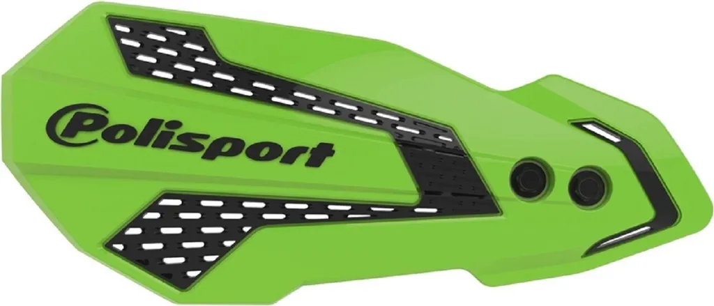 Polisport MX Flow Protège-mains Vert et Noir pour Kawasaki KX250F 450F