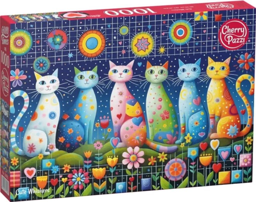 CHERRY PAZZI Puzzle Sü ß e Katzen 1000 Puppen