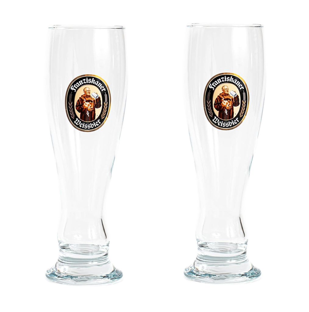 Franziskaner 2er-Set Weissbierglas Weizenbierglas 0,5 Liter Produktbild 