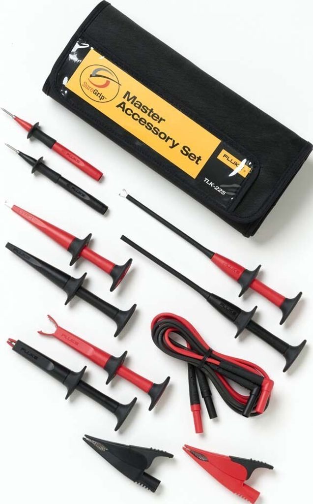 Fluke TLK-225-1 Sicherheits-Messleitungs-Set [Lamellenstecker 4 mm