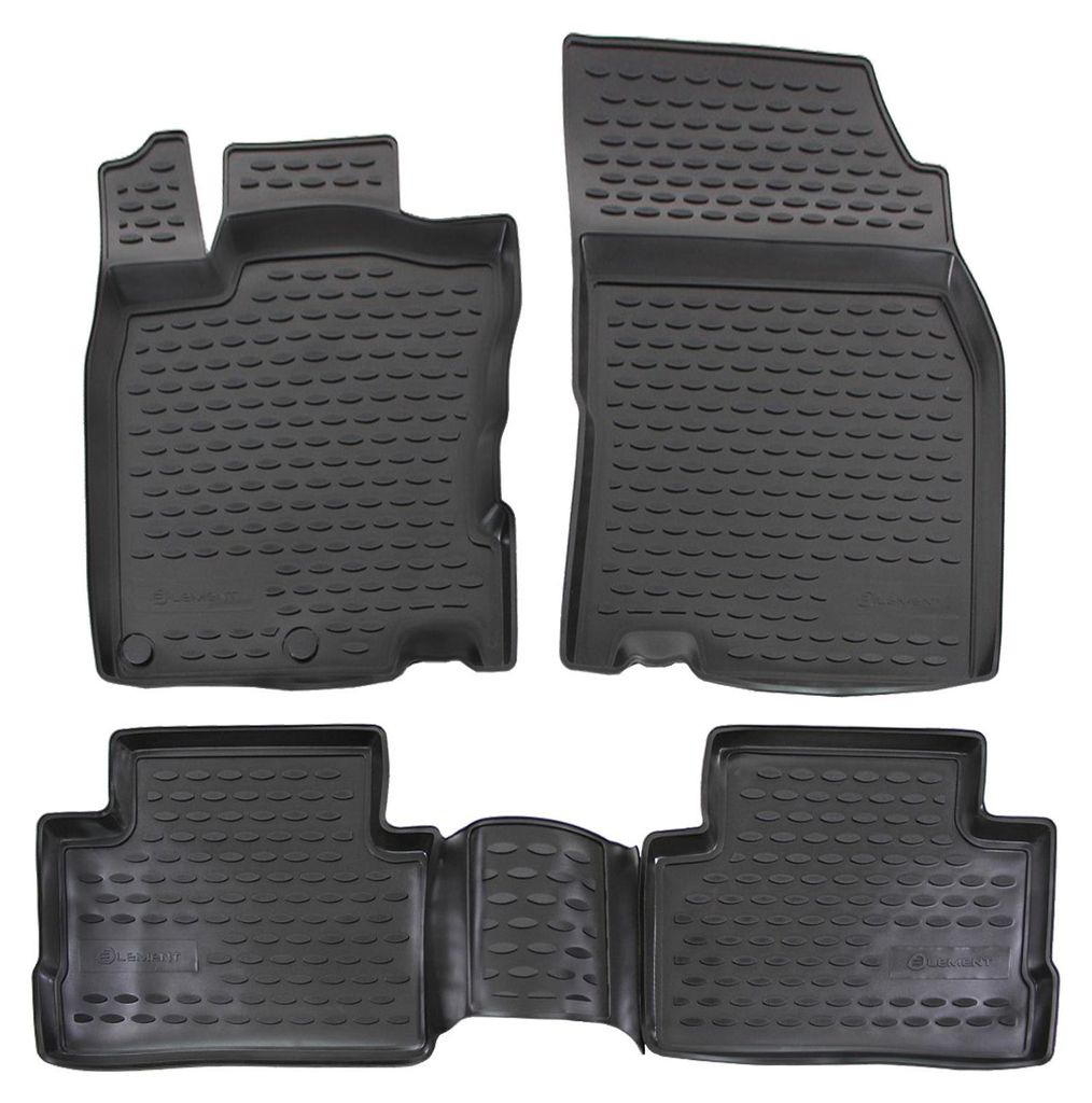 3D Tappeti Tappetini Auto In Gomma Per Nissan Qashqai J11 Immagine del prodotto 