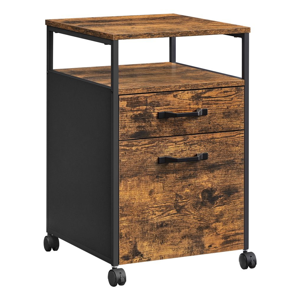 VASAGLE Aktenschrank Rollcontainer mit 2 Schubladen, Produktbild 10