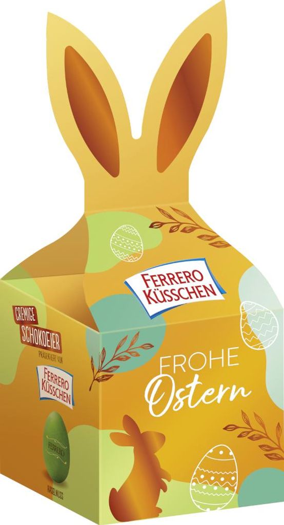 Ferrero Küsschen Hasenohren Schokoladeneier Geschenkpackung 180g