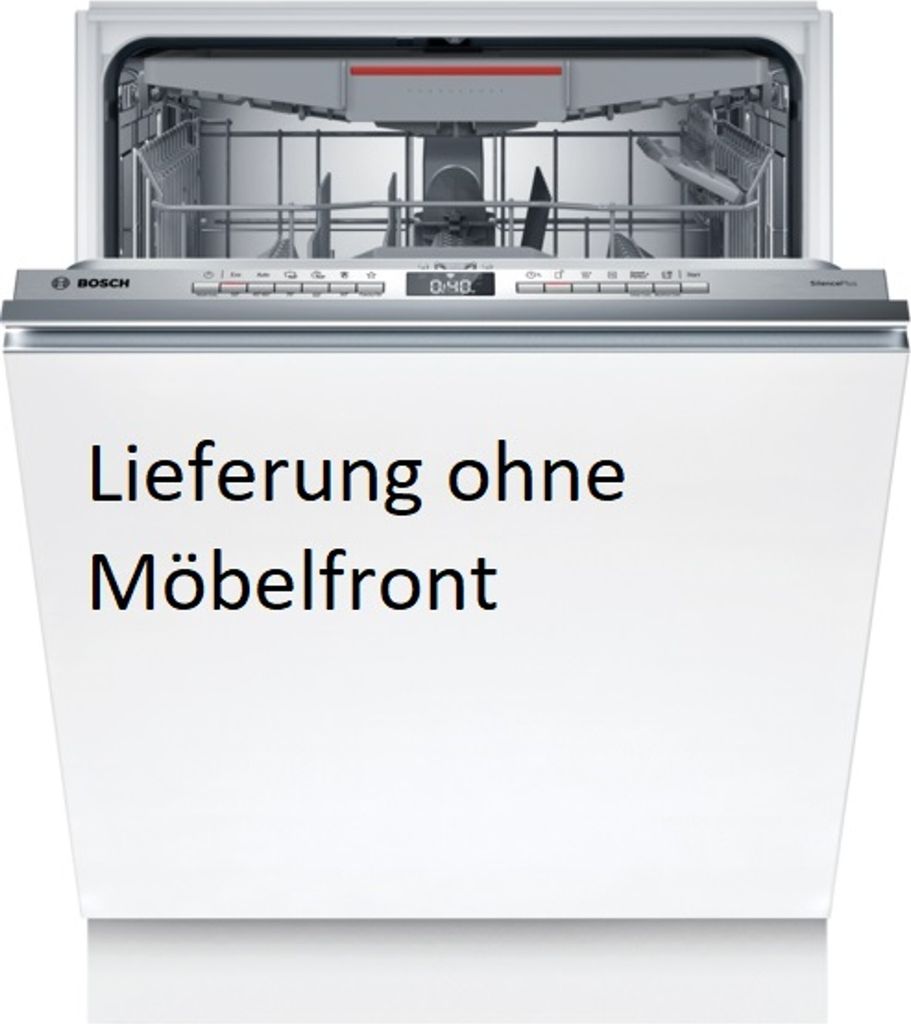 Bosch SBH4ECX28E Serie 4, Smarter Geschirrspüler Vollintegriert 60 cm, XXL Spülmaschine