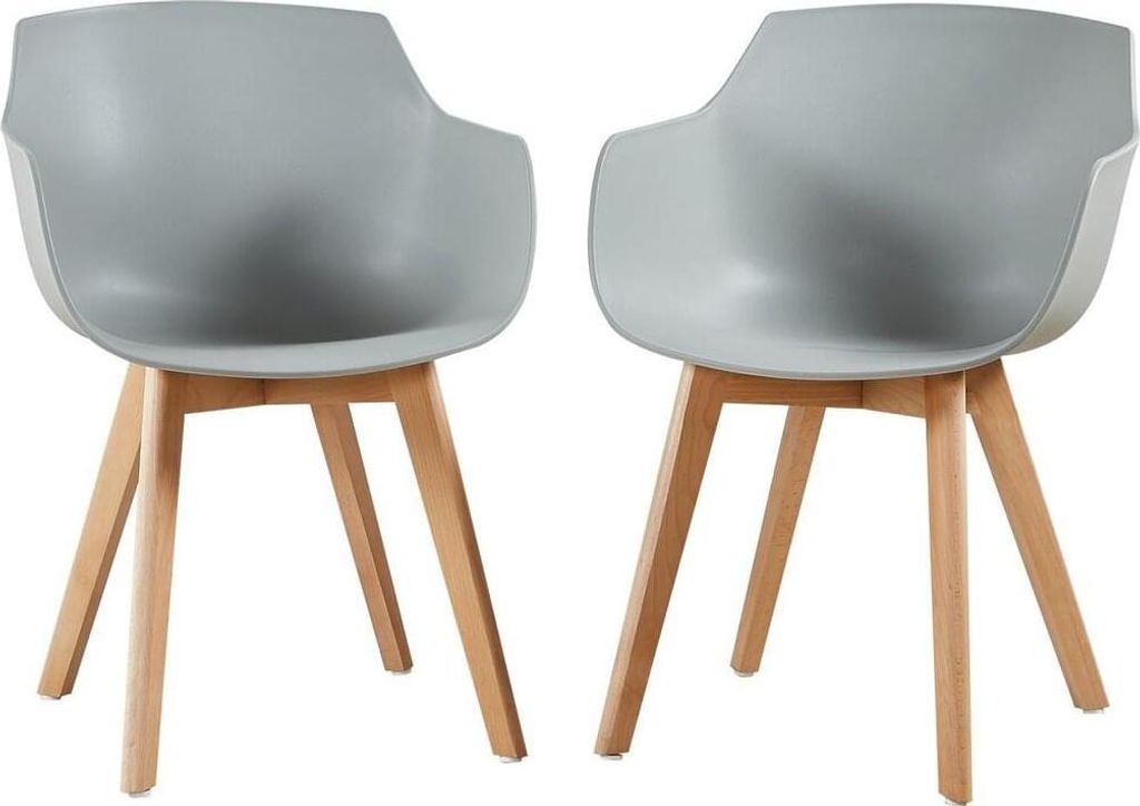 HJ_WeDoo 2er Set Sessel Skandinavisch Wohnzimmerstuhl Produktbild