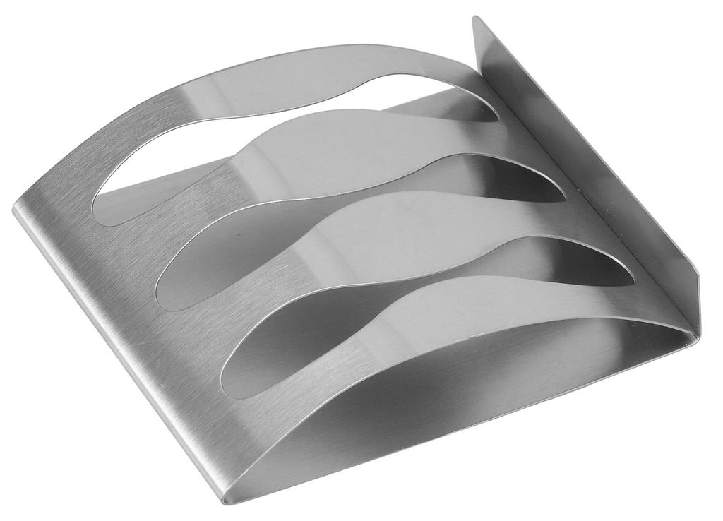 Zahnbürstenhalter aus Edelstahl, PunchFree, selbstklebender Organizer, Waschbecherhalter (drei Löcher)