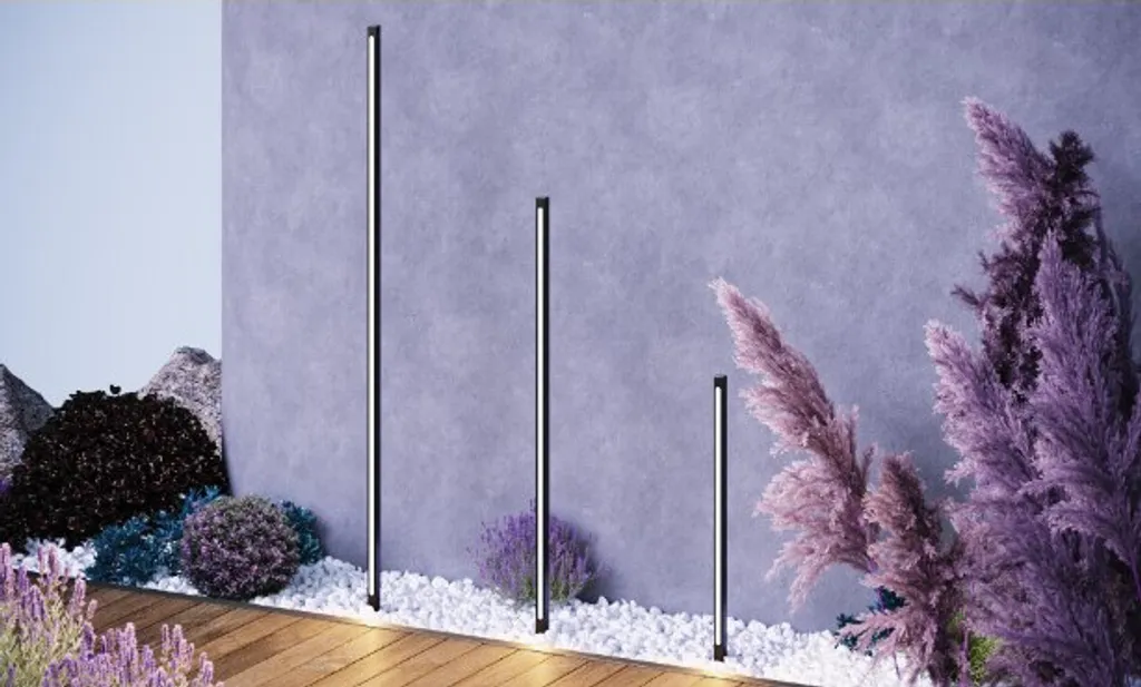 Borne Extérieure LED Étanche Graphite Maytoni Field 12W - Finition Durable - 10