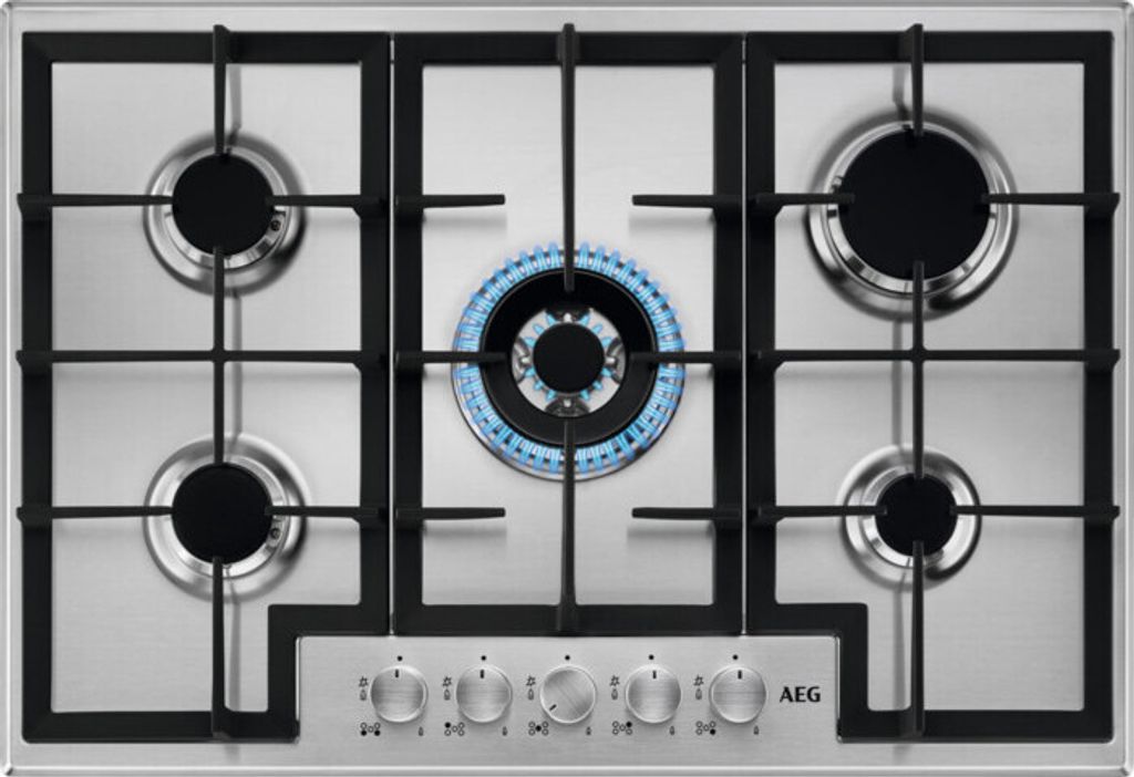 Aeg Kochfeld Hgb75400Sm Silber Produktbild 