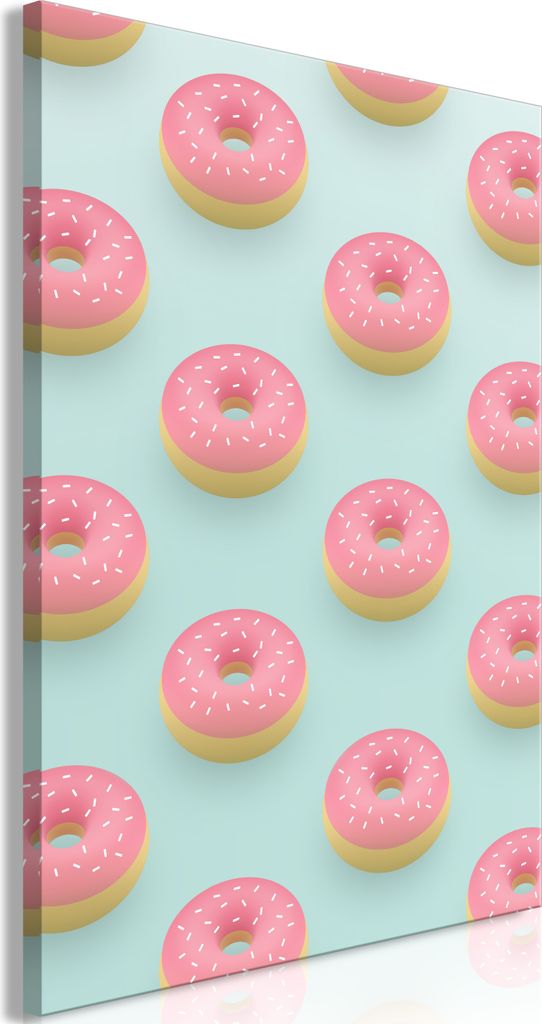 Vlies Leinwandbild - Pastel Donuts (1 Part) Vertical 20x30 cm Für Kinder j-A-0092-b-a