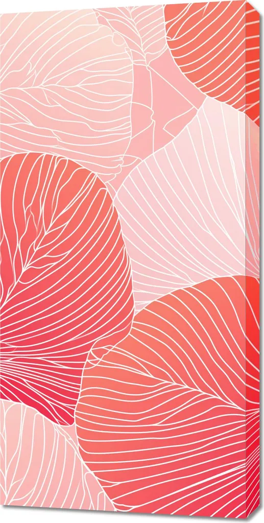 Toile Jardin de corail 50 x 100 cm - Impression HD et couleurs vibrantes