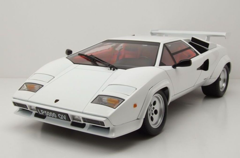 KK Scale 120142 Lamborghini Countach LP 5000S QV 1985 weiß 1:12