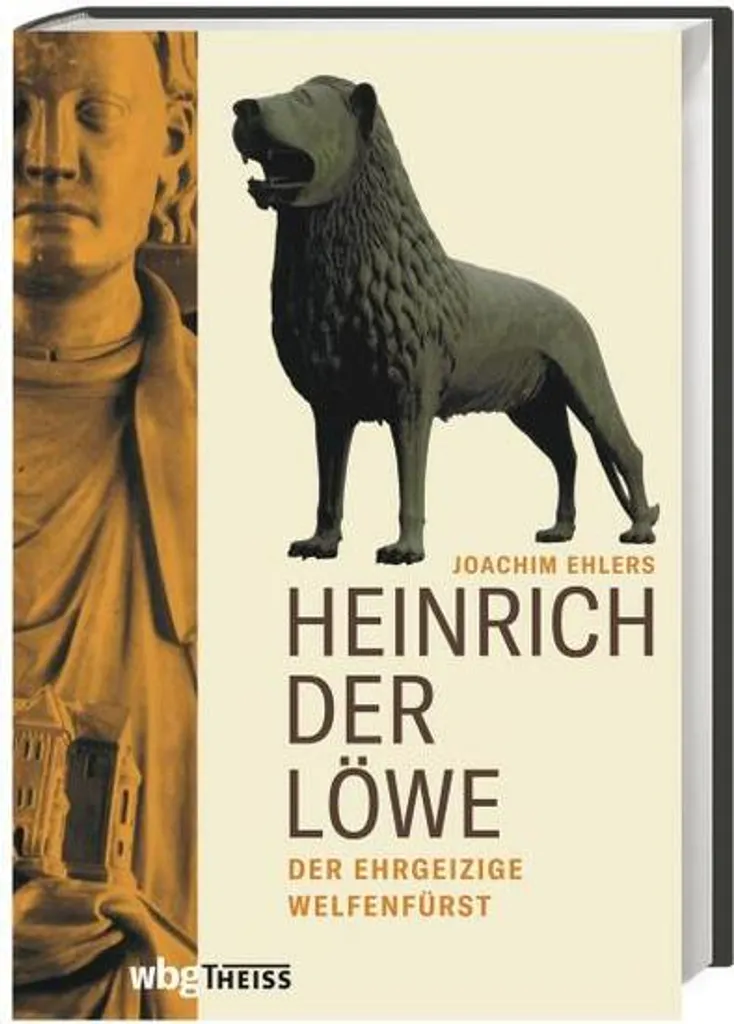Statue Heinrich der Löwe figurine historique en résine haute