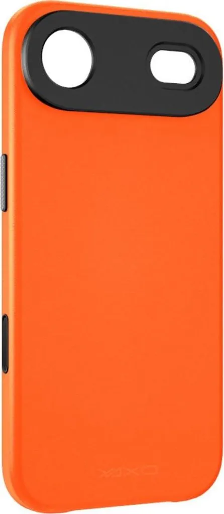 YAXO Leather Gear Arancione: Cover MagSafe iPhone Air Glamour Slim