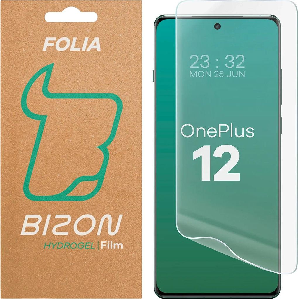 Hydrogel Folie für den Bildschirm für OnePlus 12, Bizon Produktbild 