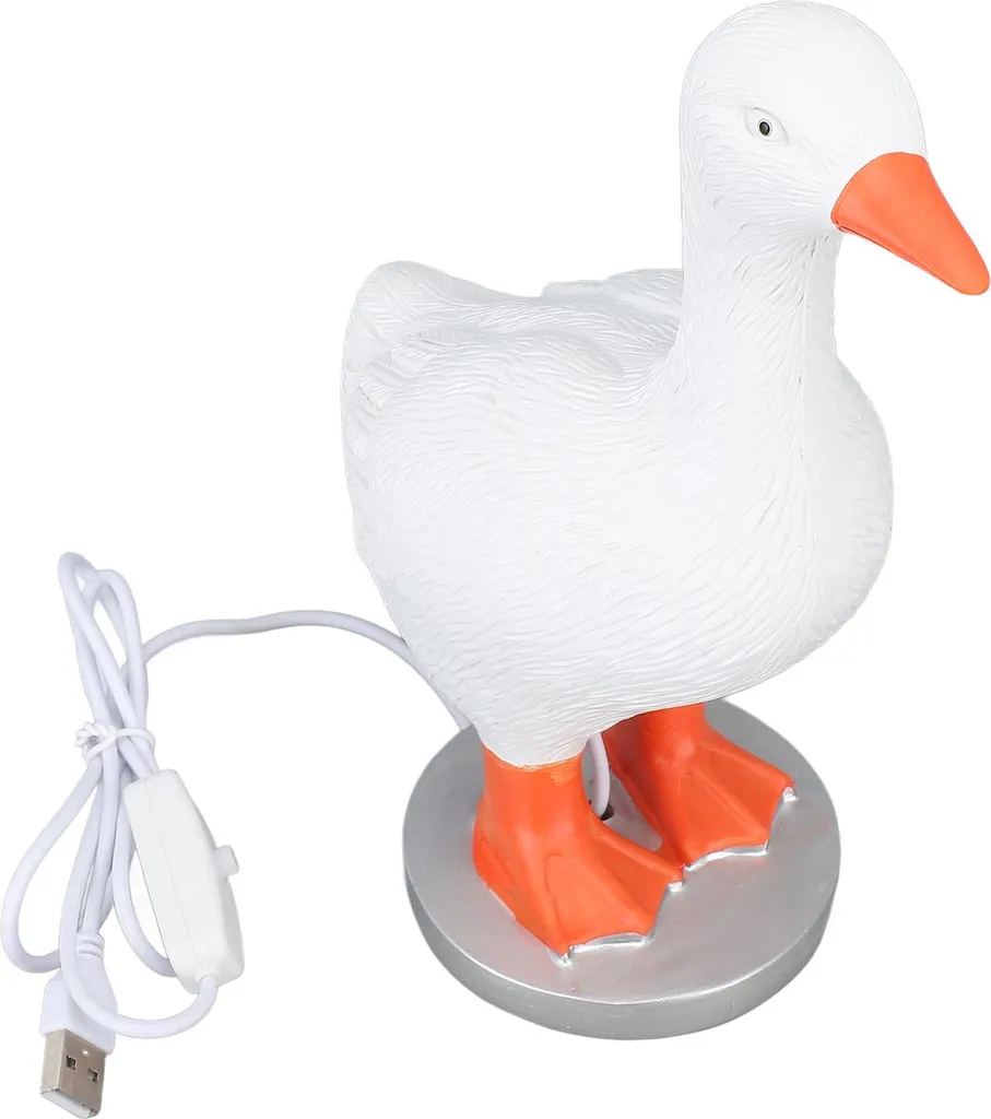Veilleuse Oie de Table Originale Lampe de Chevet Œuf de Canard Lumineuse