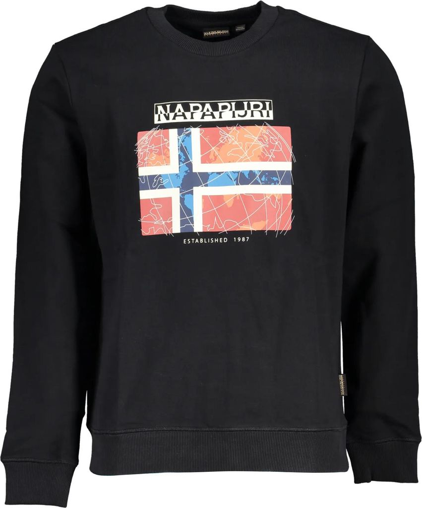 Napapijri Herren LANGARM-SWEATSHIRT Schwarz NP0A4HEBBGUIROC1_NE041 : Größe - XS Größe: XS