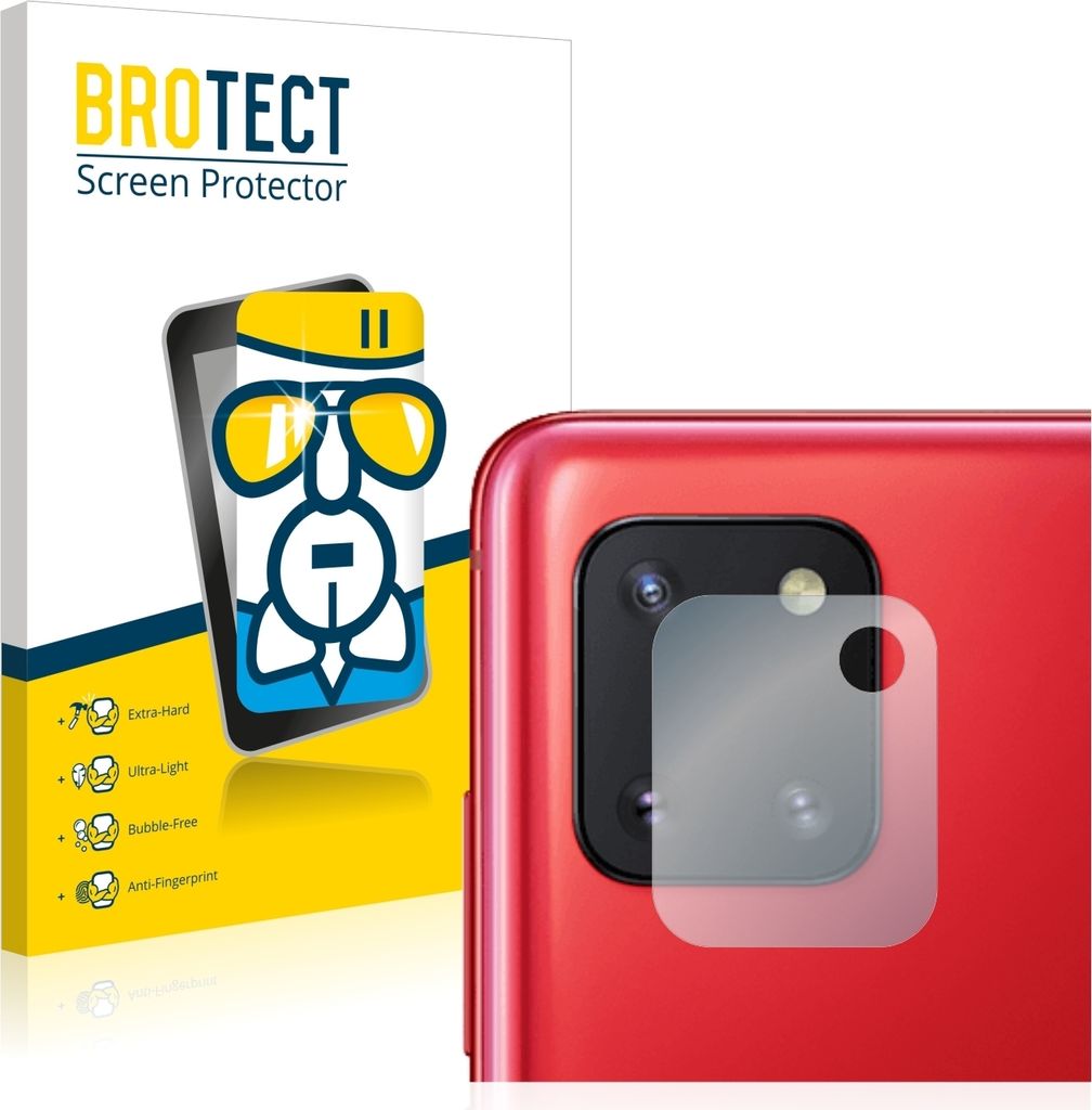 BROTECT Schutzglas für Samsung Galaxy Note 10 Lite (NUR Kameraschutz) Schutzfolie Panzer Folie Glas Display Schutz klar