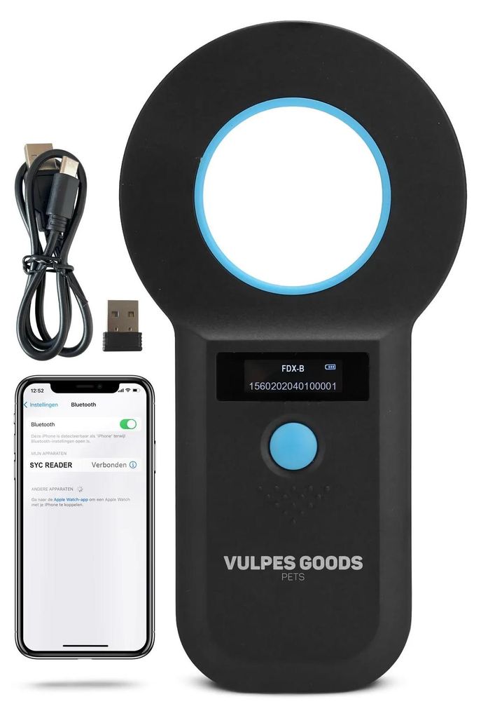 Scanner per microchip per animali domestici Vulpes Goods, Immagine del prodotto 