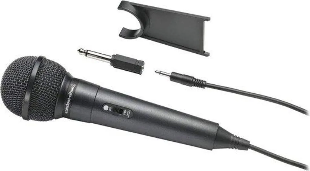 Microphone ATR1100X cardioïde avec support de bureau et câble jack