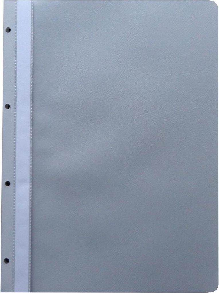 Ablage-Schnellhefter / Archiv-Hefter mit Lochung zum Abheften / Farbe: grau