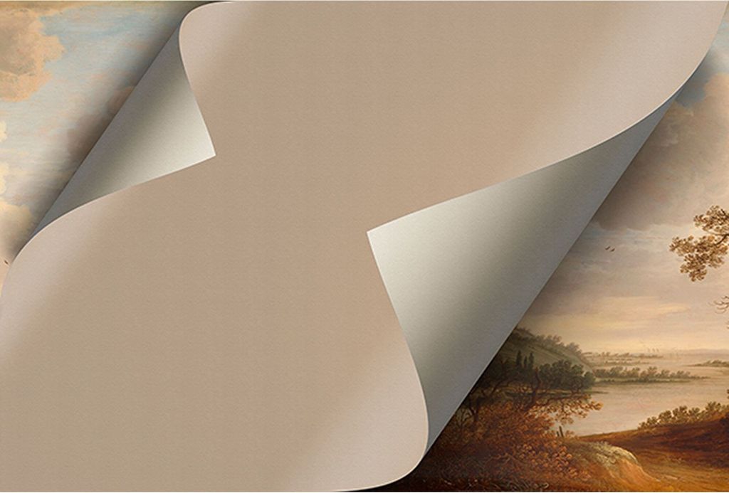 Tadessi Fototapete | Landschaft | 4.00 m x 2.70 m | Beige | Braun | Wandbild | Digitaldruck
